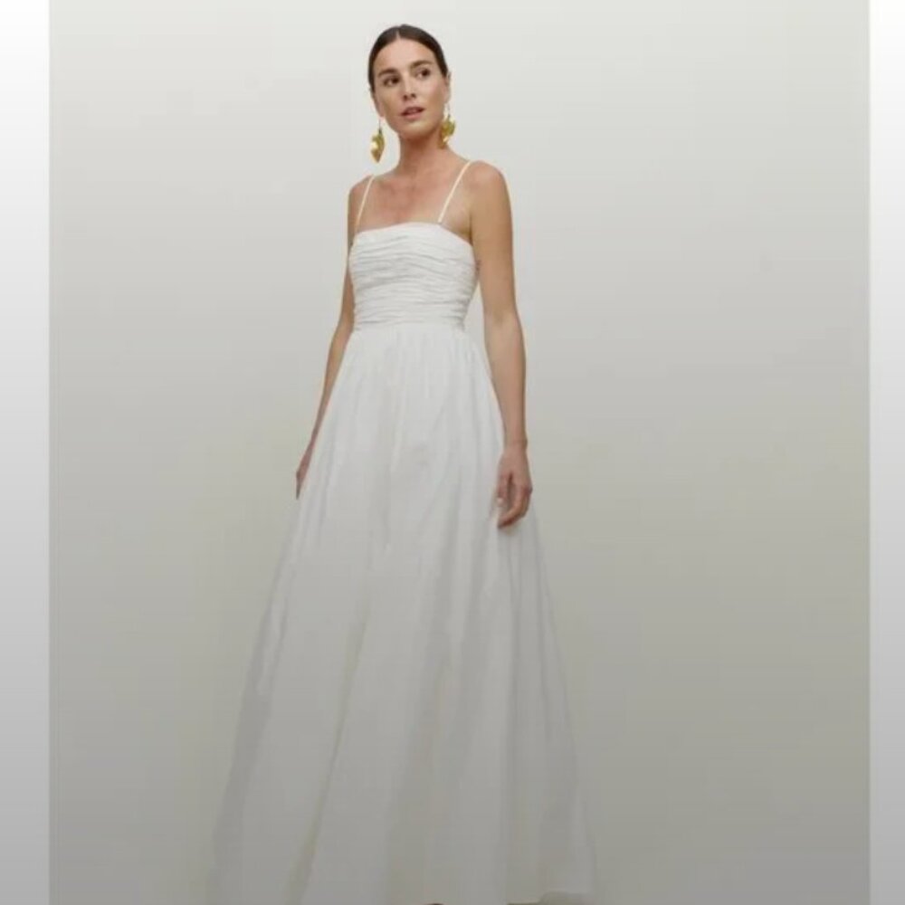 Reformation Kastoria Dress - White, Size 4